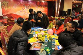 Taian Haishu Machinery Co.,Ltd. the Chinese New Year gathering together to and Tai'an network Chamber of Commerce